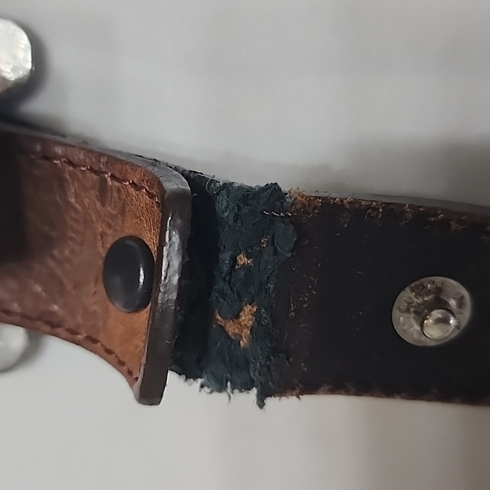 Vintage Tony Lama Cutting Champ Western Belt Fits 33-37" - Picture 7 of 8